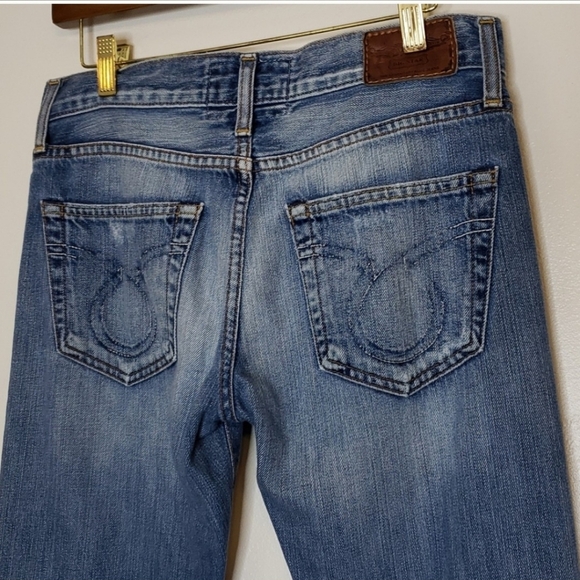 NEW Big Star Taylor Slouchy Boyfriend Distressed Jeans Womens Verdana Bohemian - Picture 11 of 15